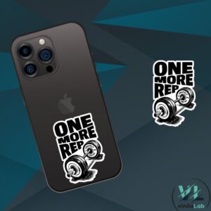Sticker One more rep - Vinilo