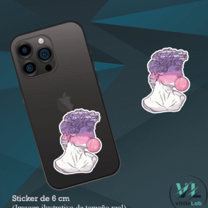 Estatua perfil chicle