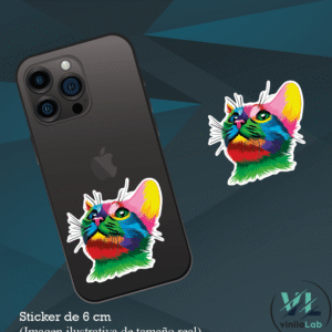 Gatito colorido