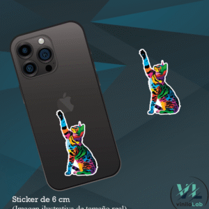 Gato colorido