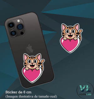 Gatito corazón