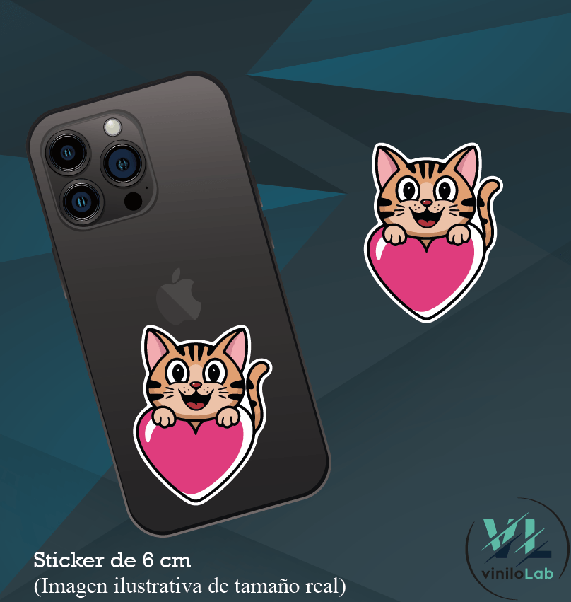 Gatito corazón