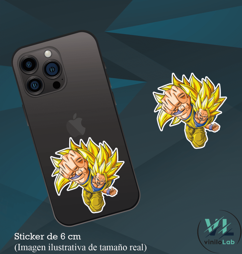 Goku Super Saiyan 3 Puño de Poder