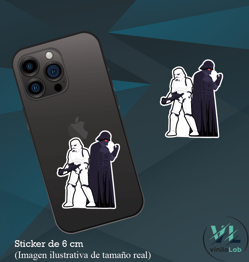 Darth vader y ejercito imperial